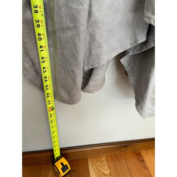 For Cynthia dress. Sleeveless linen-blend dress‎ with pockets. Lagenlook style - Picture 7 of 8